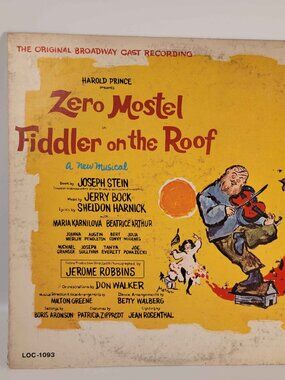 Fiddler on the Roof-The Original Broadway Cast Recording Vinyl Record